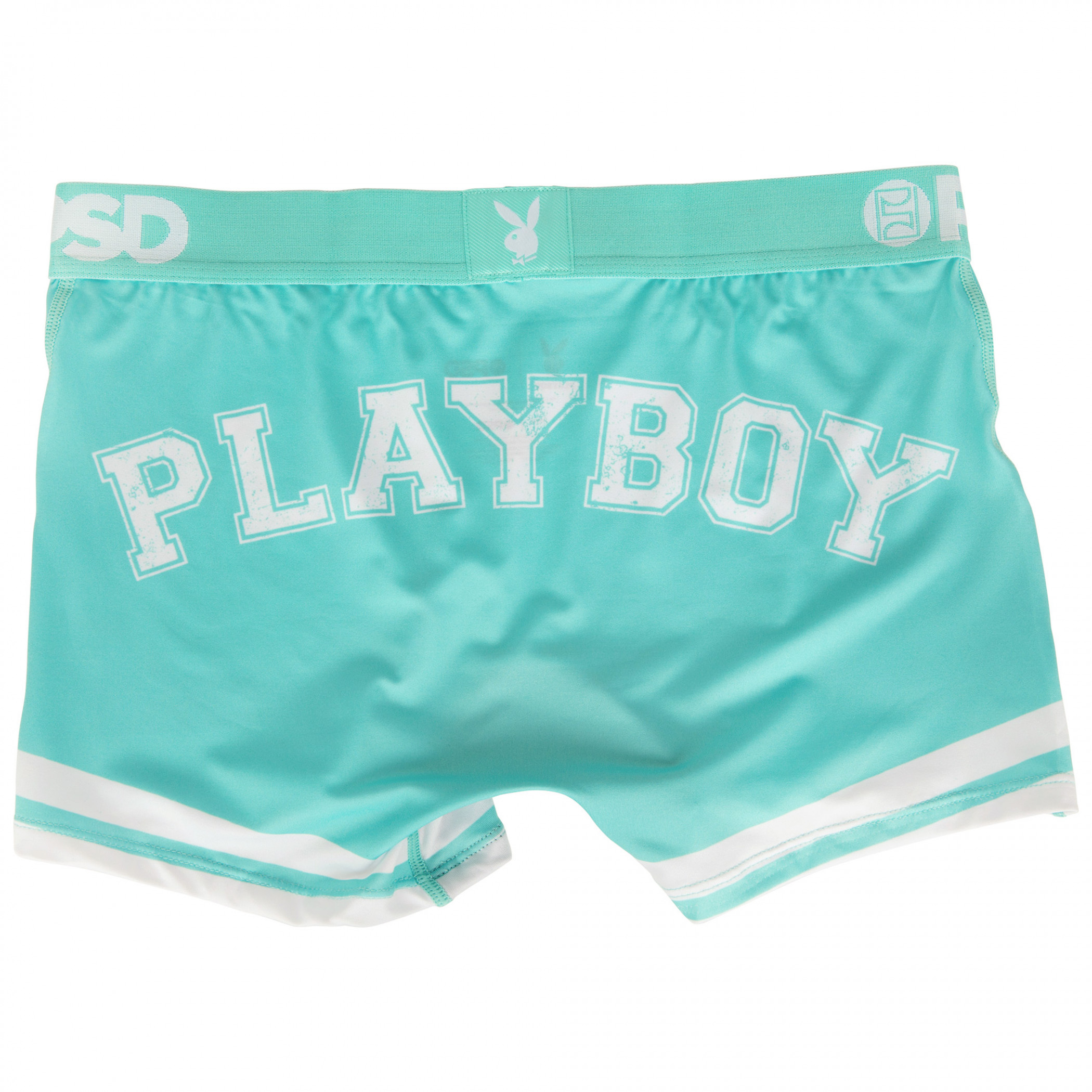 Playboy Varsity Style Microfiber Blend Women's PSD Boy Shorts Underwear